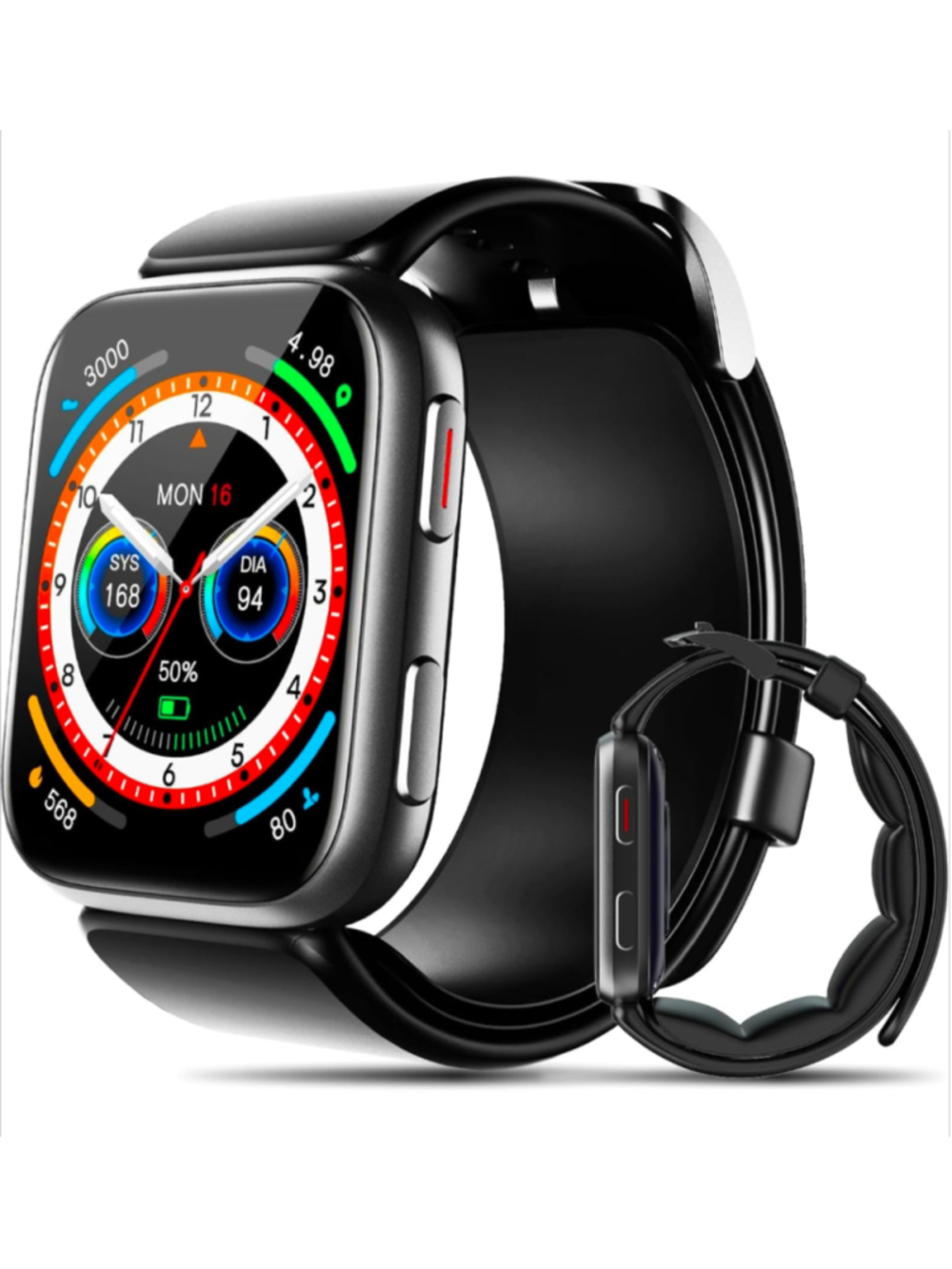 Smartwatch Unisex One Size adjustable Color Black